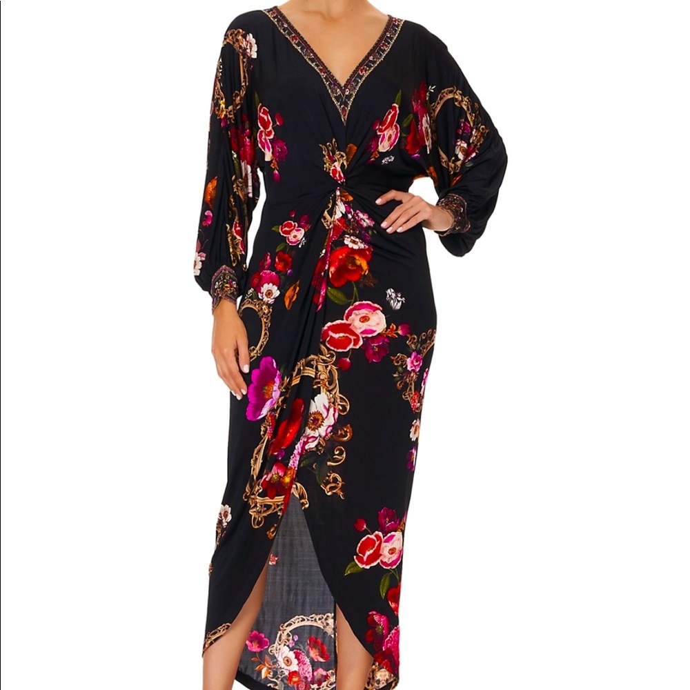 Camilla mirror mirror Twist-Front Dress